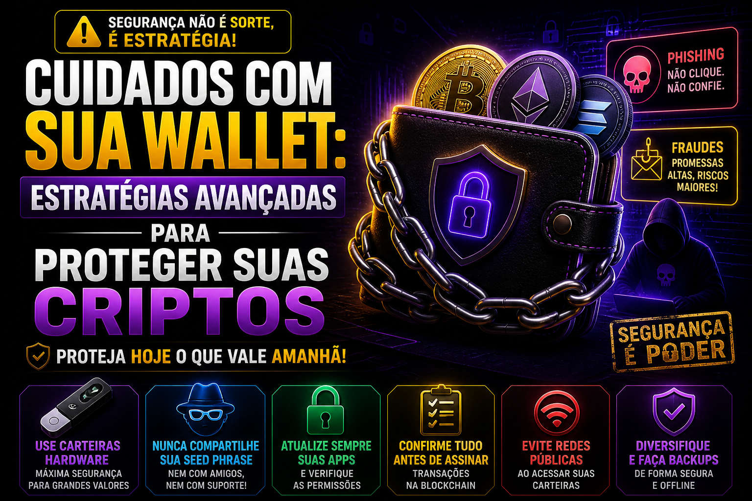 Cuidados com Sua Wallet: Estratégias Avançadas para Proteger Suas Criptos.